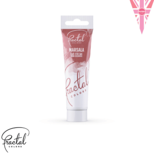 fractal gel colorante marsala