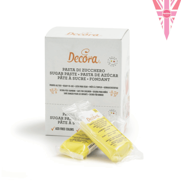 pasta decora 100g giallo