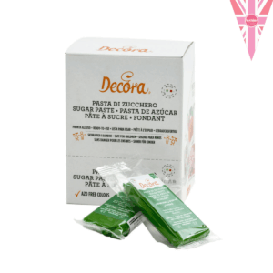 pasta decora 100g verde foglia